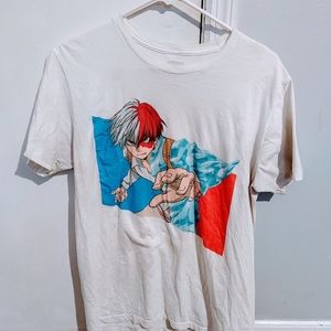 Boku No Hero Academia Shoto Todoroki T-Shirt Unisex L